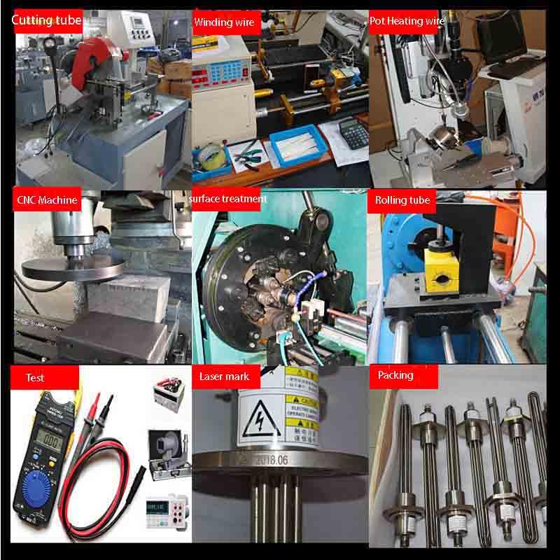 Industrial Submersible Immersion Oil Tank Heater process5